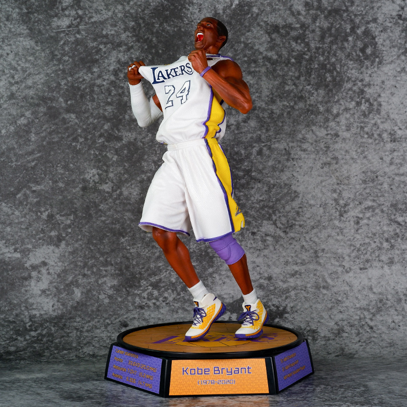 Kobe 35cm Resin Figure Statues collectable High Quality NBA-stars Role Action Figures Toys