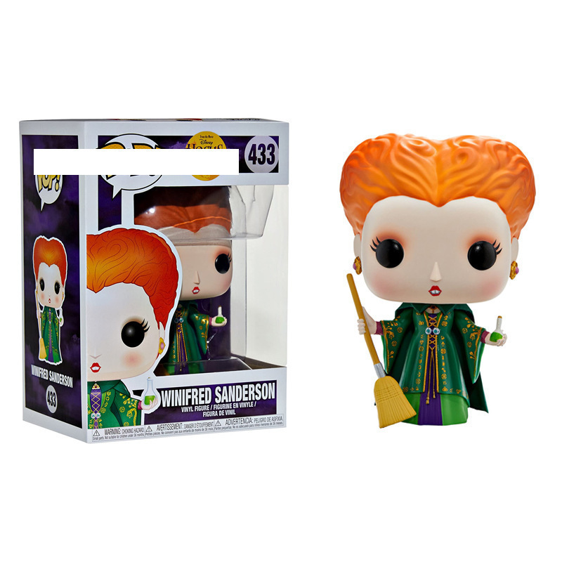 Hocus Pocus Vinyl Gift Crafts sets Action Figures kids Toys Q version Funkos Pop Cartoon Character