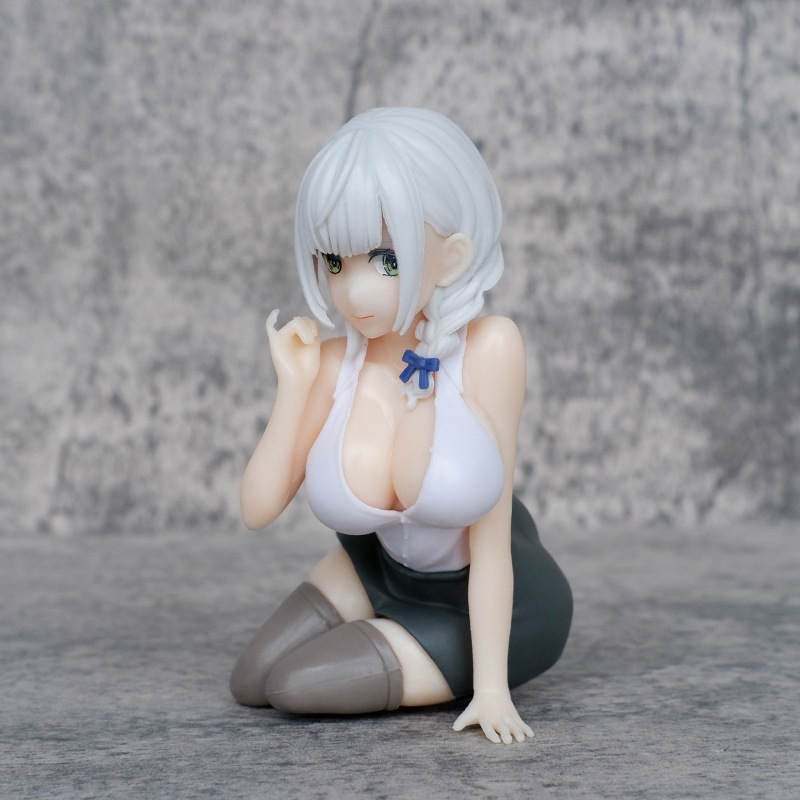 Hot Sale Toy GK Silk Girl Shirogane Noel Virtual Idol Anime sexy girls Action Figures saxy doll