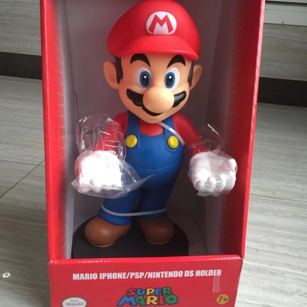 31cm Game Toy Supers Mario Action Figures Doll Statue Resin Cartoon For Sale Phone Bracket juguetes