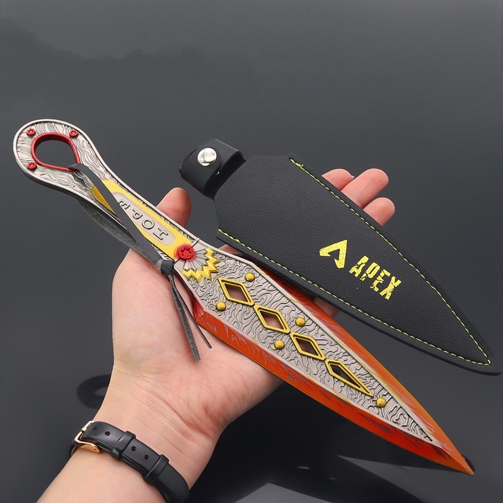 wholesale Apex Legends Heirloom Wraith Kunai Metal Key Chain Decorative Toys hobbies Collection