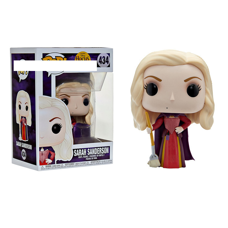 Hocus Pocus Vinyl Gift Crafts sets Action Figures kids Toys Q version Funkos Pop Cartoon Character