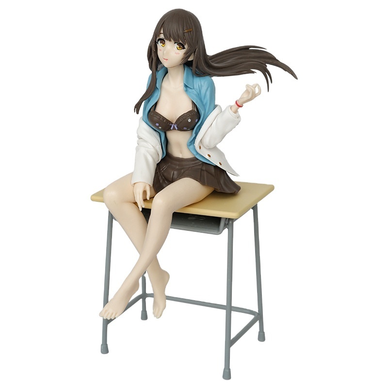 Top selling Anime sexy girl sitting cute Action figures Gift set hentai kids toys adult action figure