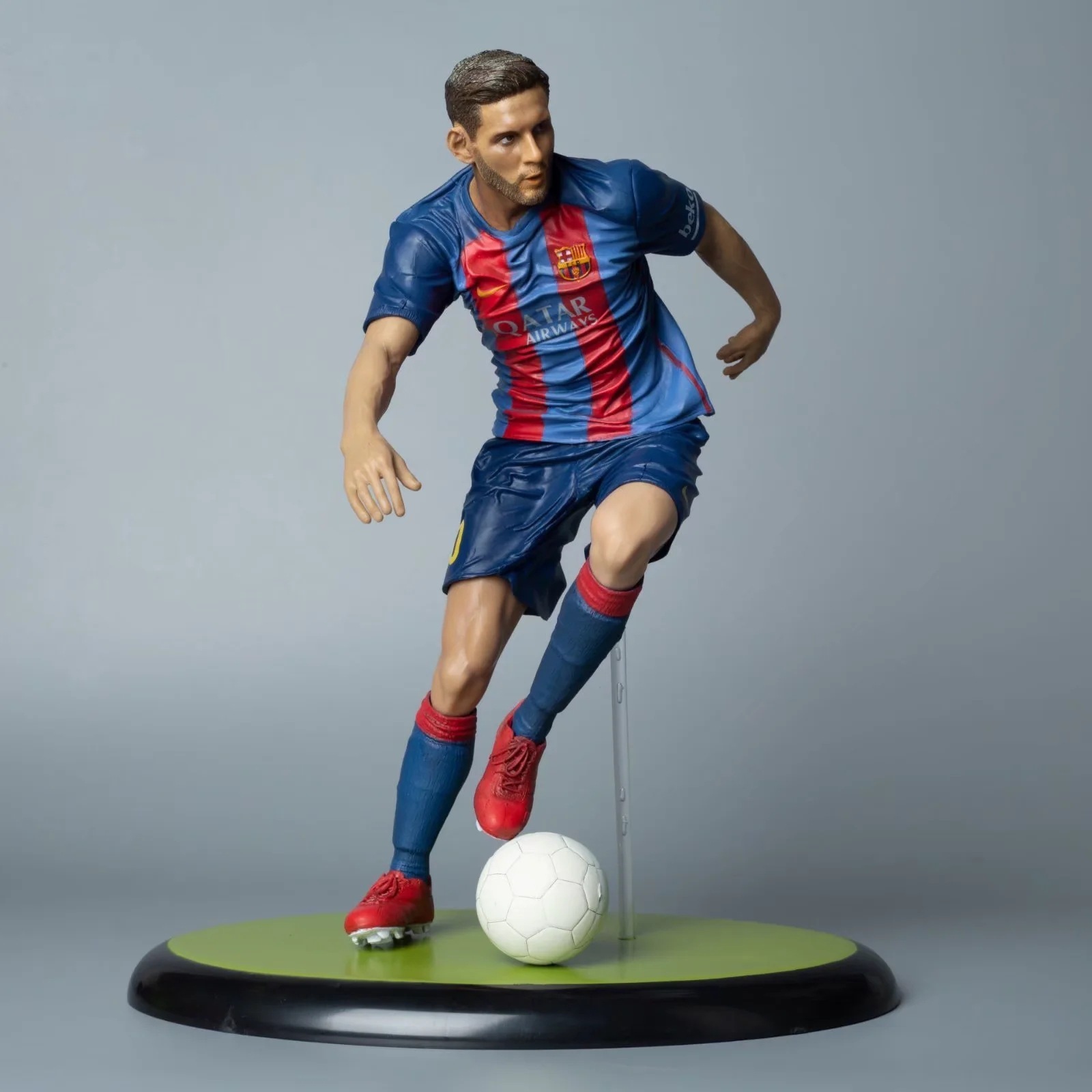 Football star Messi 30cm PVC Toys Figure Statues kid Gift set Action Figures Model