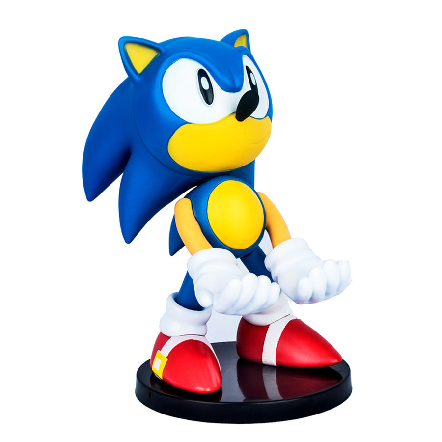 Super Quality Fiberglass FPR Sonic Doll Statue Resin Cartoon Animal Sculpture For Sale Phone Bracket