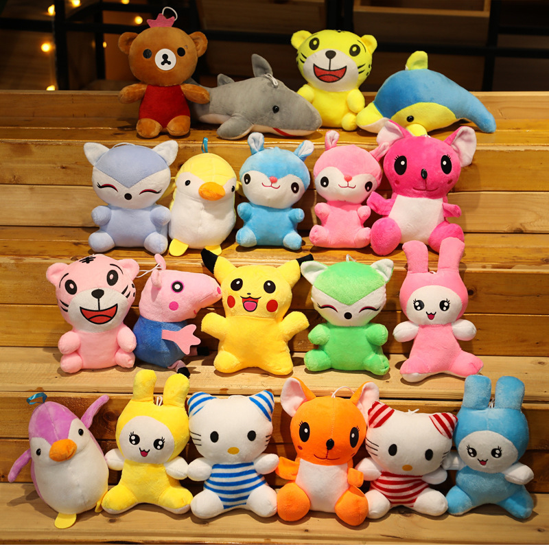 Factory Cheap vending claw machine 7-inch plush toys Stuffed Animal Toys gift throwing grab doll