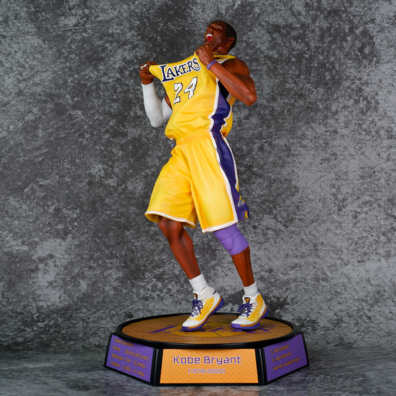 Kobe 35cm Resin Figure Statues collectable High Quality NBA-stars Role Action Figures Toys