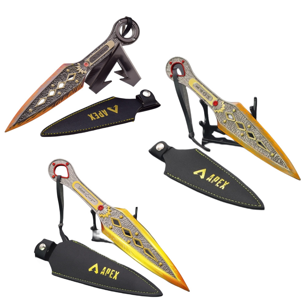 wholesale Apex Legends Heirloom Wraith Kunai Metal Key Chain Decorative Toys hobbies Collection