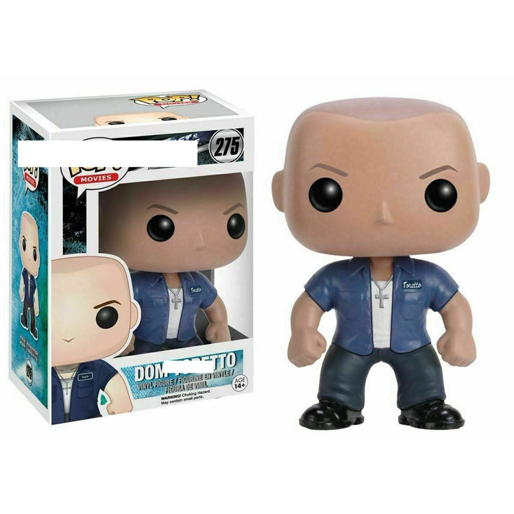 DOM TORETTO Funk POP Movie Fast & Furious Action figures Vinyl Kids toys mini plastic figurines