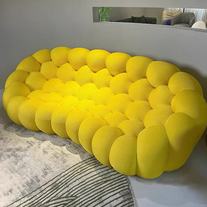 Pujian Modern New Trend Fancy Colorful Bubble Couch Living Room Party 2 Seater Modern Furniture Sofas