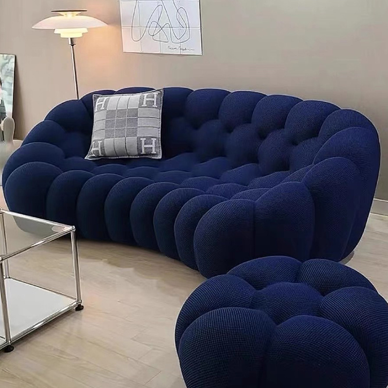 Pujian Modern New Trend Fancy Colorful Bubble Couch Living Room Party 2 Seater Modern Furniture Sofas