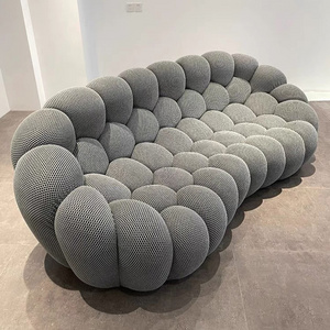 Pujian Modern New Trend Fancy Colorful Bubble Couch Living Room Party 2 Seater Modern Furniture Sofas