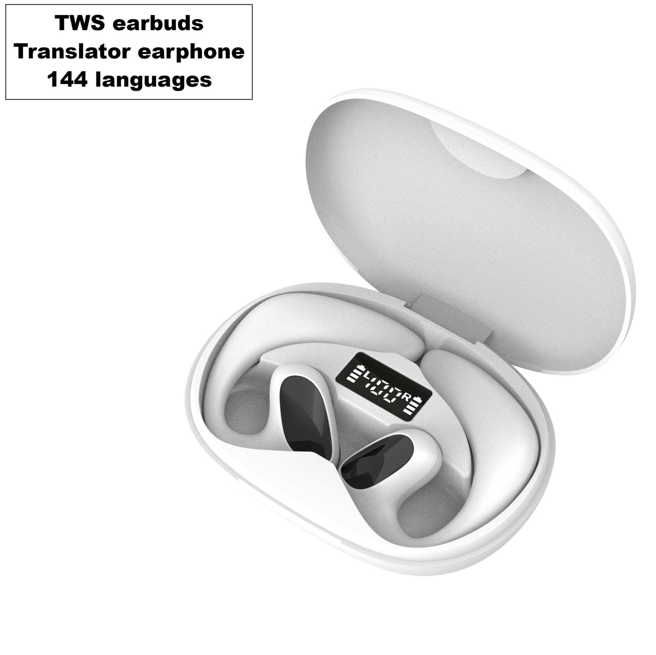 Translation 144 languages earbuds BT5.1 wireless earphone translator earbuds M8 TWS headphones multilingual earphone