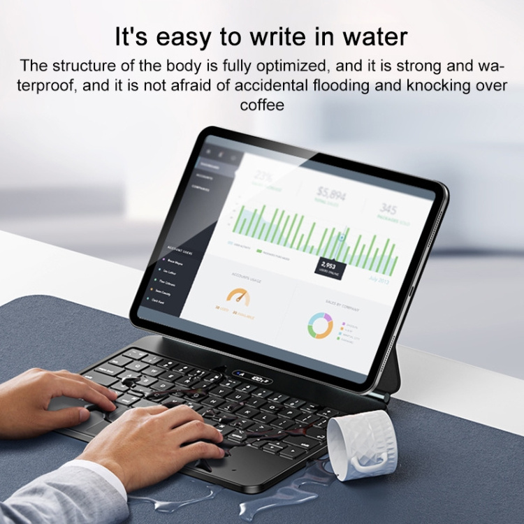 High Quality For iPad Pro 12.9 2018-2022 MOMAX KB6 Mag Link 10M Wireless Floating Waterproof Magnetic Keyboard Protective Case