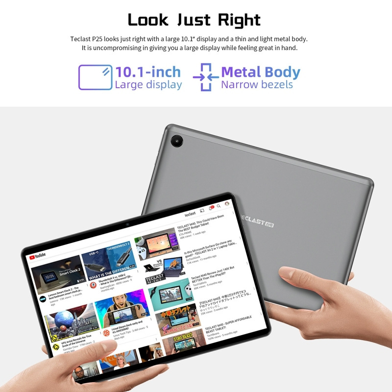 Teclast P25 Tablet PC Android 11 OS 10.1 inch 2GB+32G Allwinner A133 64-bit CPU Writing Tablets 5000mAh Battery