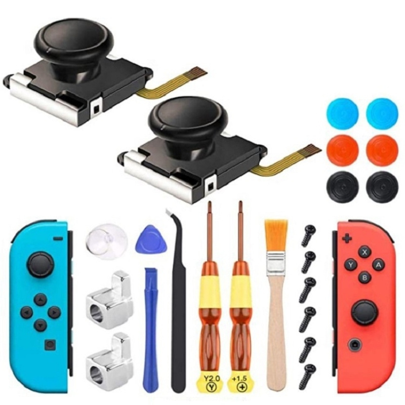 2023 Hot Joystick Repair Tools 23 In 1 Joy-Con 3D Joystick Repair Screwdriver Set Gamepads Disassembly Tool For Nintendo Switch