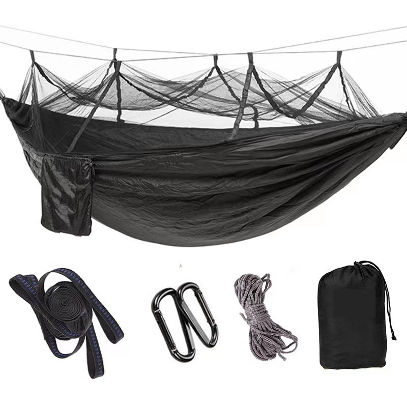 Drop Shipping From China Outdoor Mosquito Net Parachute Hammock Camping Hanging Sleeping Bed Swing Portable Double Chair