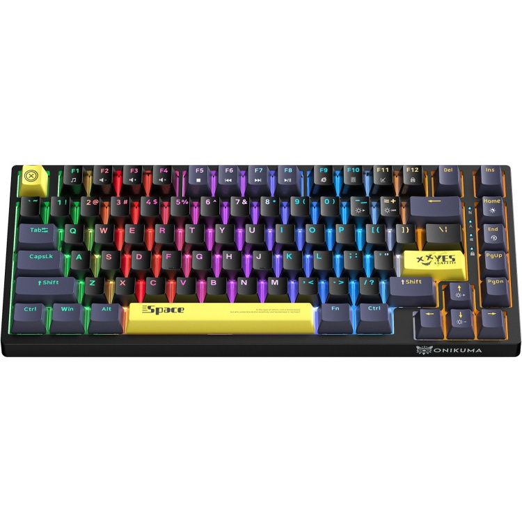 100% Tested OEM G52 82 Keys RGB Lighting Wired Mechanical Keyboard for Gaming Business Computer Type Brown Switch