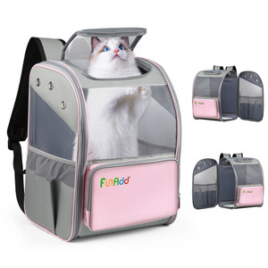 Dropshipping FUNADD Foldable Breathable Pet Carrier Travel Bag Cat Backpack