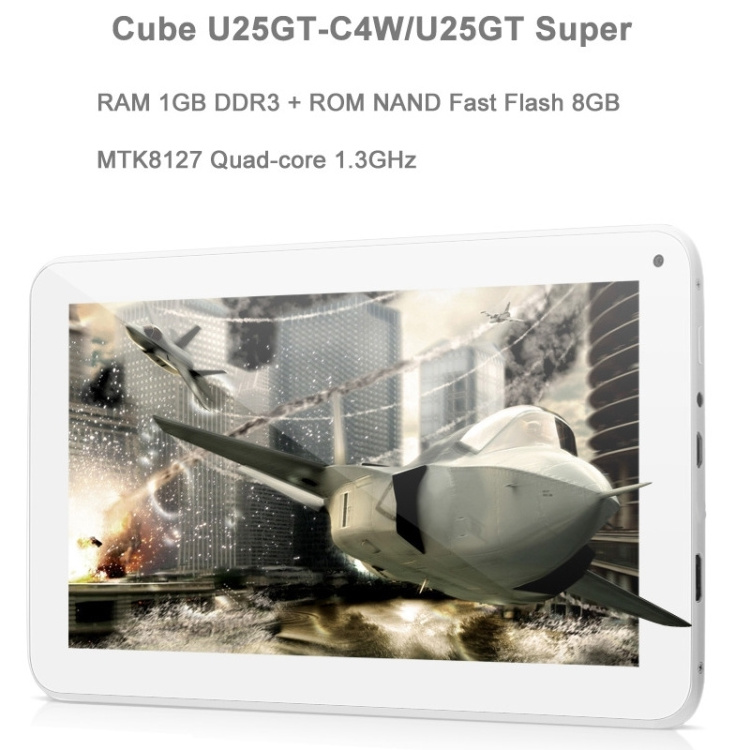 Cube U25GT-C4W Tablet PC 8GB 7.0 inch Android 5.1, CPU: MTK8127 Quad Core 1.3GHz, RAM: 1GB(White)