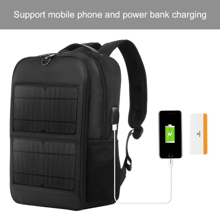 Solar Related Products HAWEEL 14W Solar Panels Power Backpack with USB Charging Port Laptop Bag