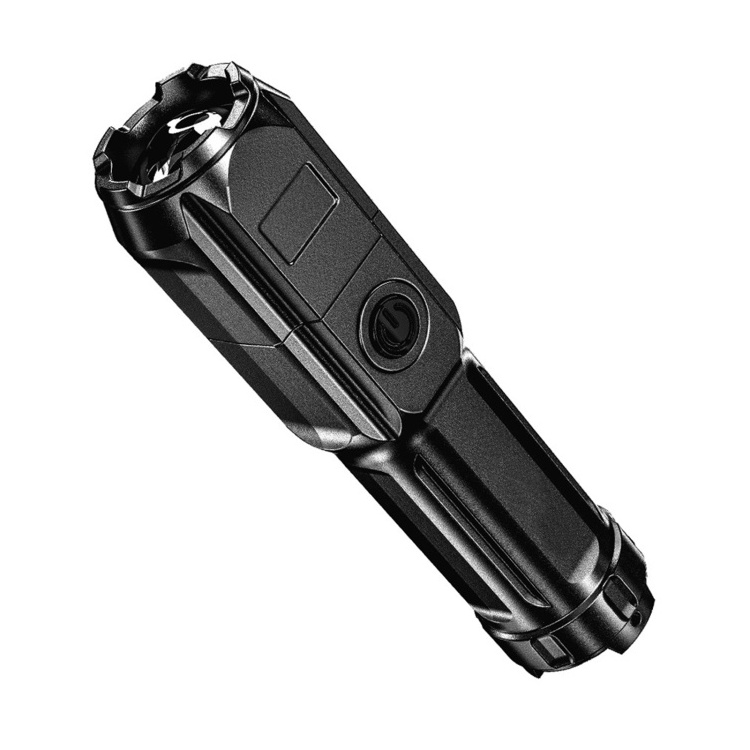 Wholesale Camping Flashlight Telescopic Focusing Three-gear Bright LED Flashlight