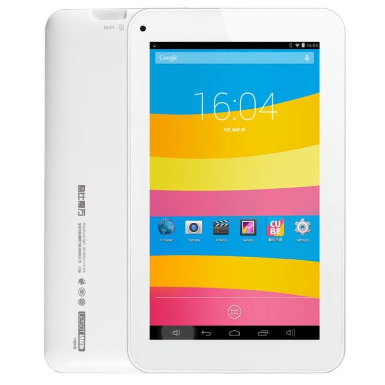 Cube U25GT-C4W Tablet PC 8GB 7.0 inch Android 5.1, CPU: MTK8127 Quad Core 1.3GHz, RAM: 1GB(White)