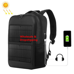 Solar Related Products HAWEEL 14W Solar Panels Power Backpack with USB Charging Port Laptop Bag