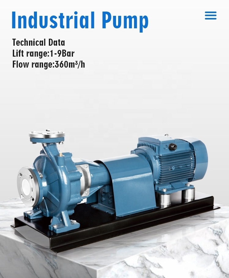 catalog pdf pump supplier Bare Shaft Water Pump Centrifugal end suction machine price