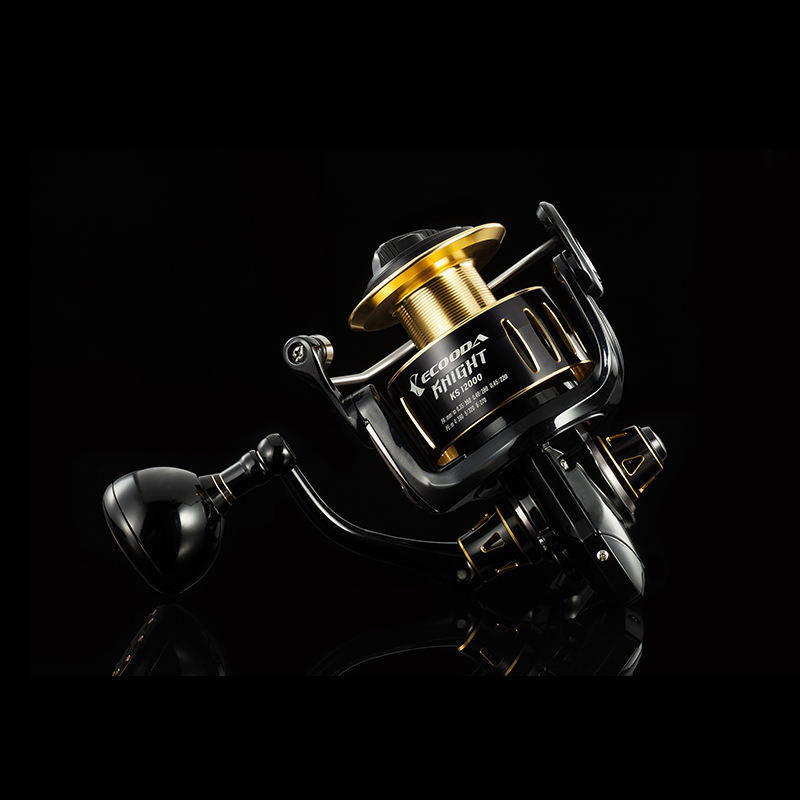 ECOODA Factory Directly Big Game Fishing Reel 8000/12000/20000 Fishing Reels Saltwater 30kg Drag Power Fish Reel Metal