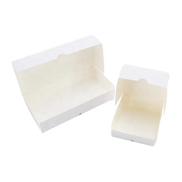 Custom disposable food grade boxes wedding cake box kraft donut paper foldable mochinut packaging box for doughnut donut