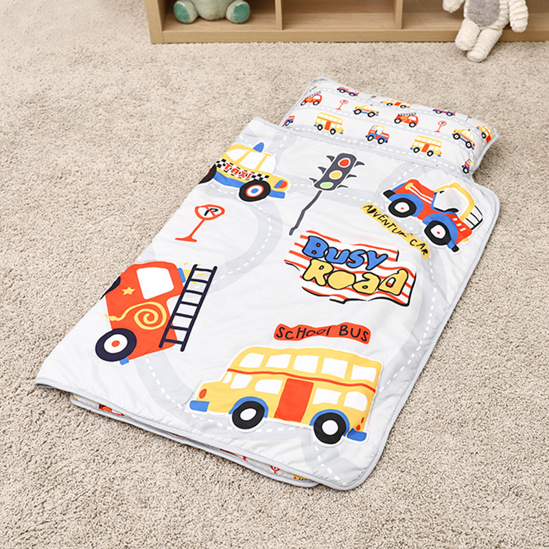 Baby Kids Toddler Nap Mat 3D Digital Printing Sleeping Mats Wholesale Baby Nap Mat With Pillow