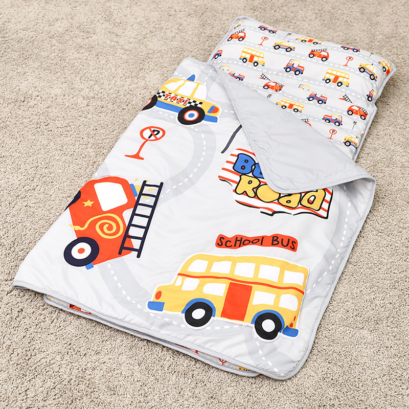 Baby Kids Toddler Nap Mat 3D Digital Printing Sleeping Mats Wholesale Baby Nap Mat With Pillow