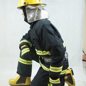 Aramid EN469 standard firefighting fireman gear protection suit Jacket and pants