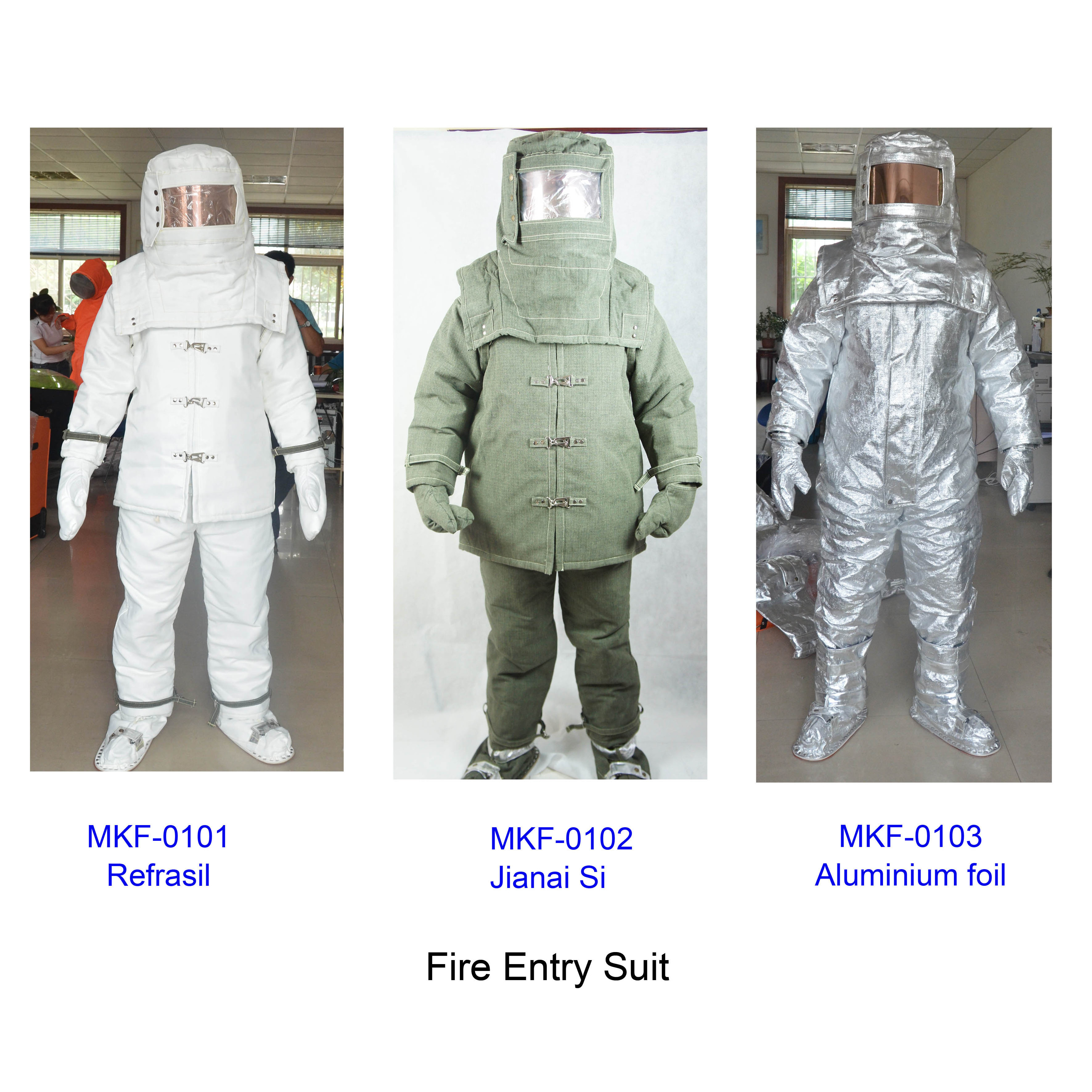 fireproof firefighting fireman Fire entry suit uniform firefighter safety clothing