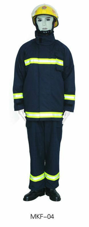 Aramid EN469 standard firefighting fireman gear protection suit Jacket and pants