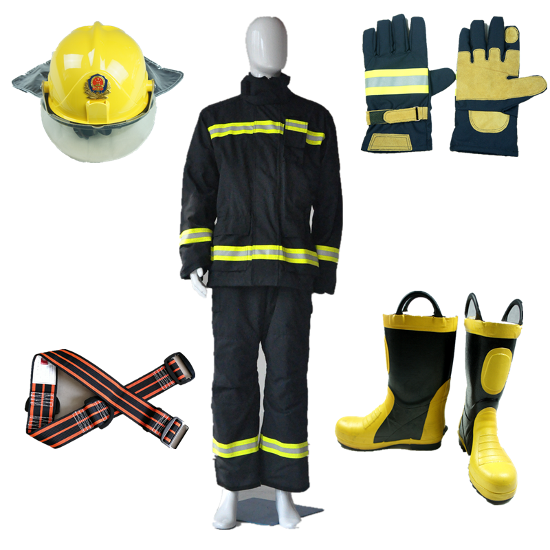 Aramid EN469 standard firefighting fireman gear protection suit Jacket and pants