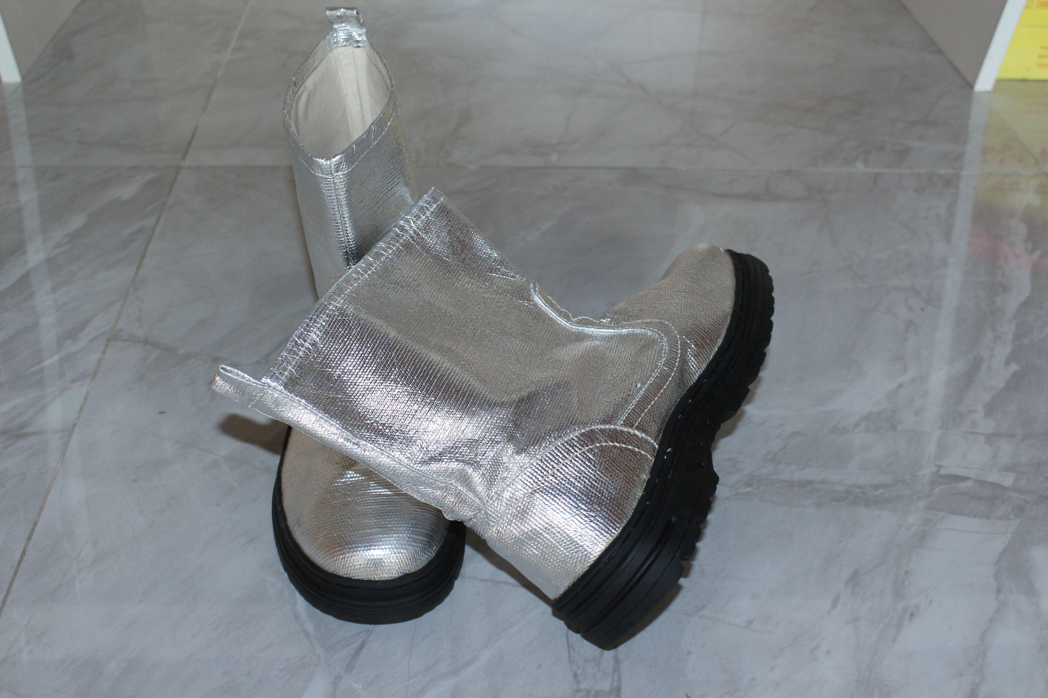 aluminized welding  fireproof shoes heat insulation boot for welder