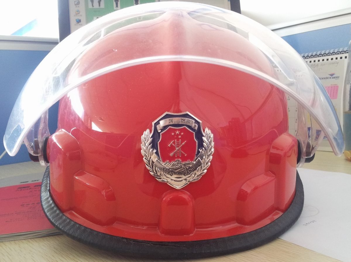 CE yellow flame retardant safety firefighting fire safety helmet