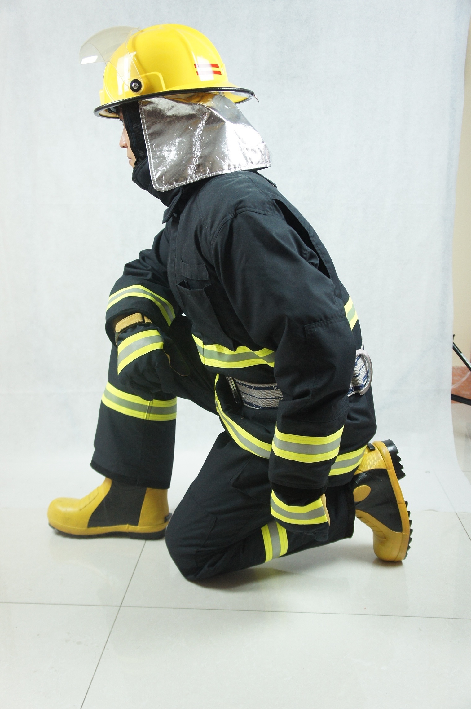 Aramid EN469 standard firefighting fireman gear protection suit Jacket and pants