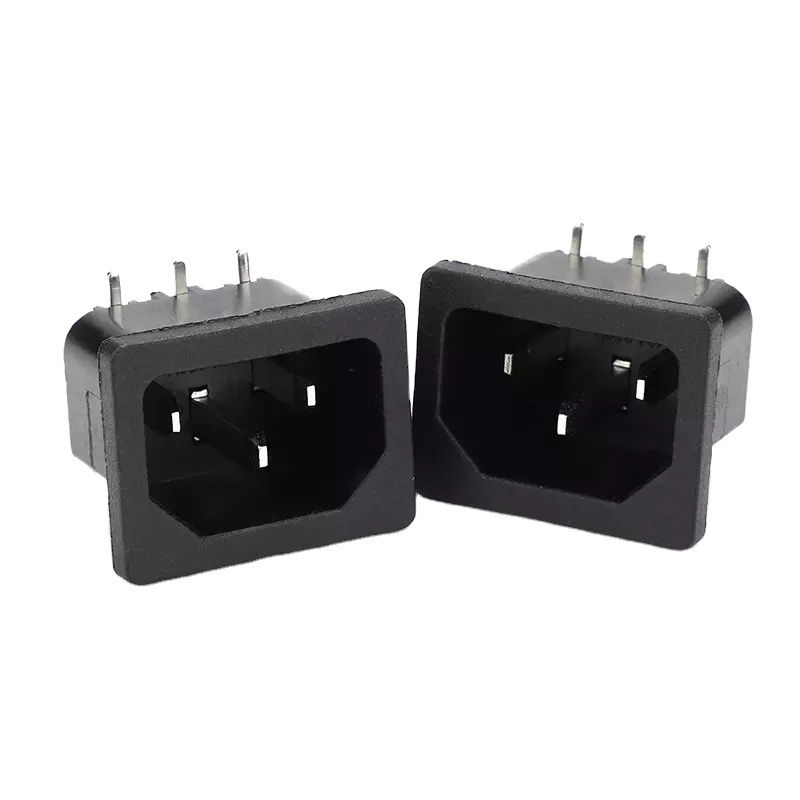 AC-05A ac power socket 15A 250V 3-core 3-pin right angle power male socket