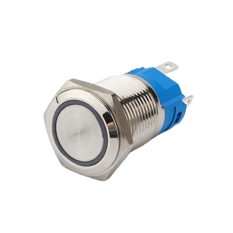 8/10/12/16/19/22/25/30mm metal push button switch latching/momentary illuminated waterproof button switch