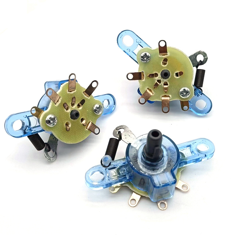 5-pin 3-speed Electric fan switch Wall fan pull rope switch rotary selector switch with spring