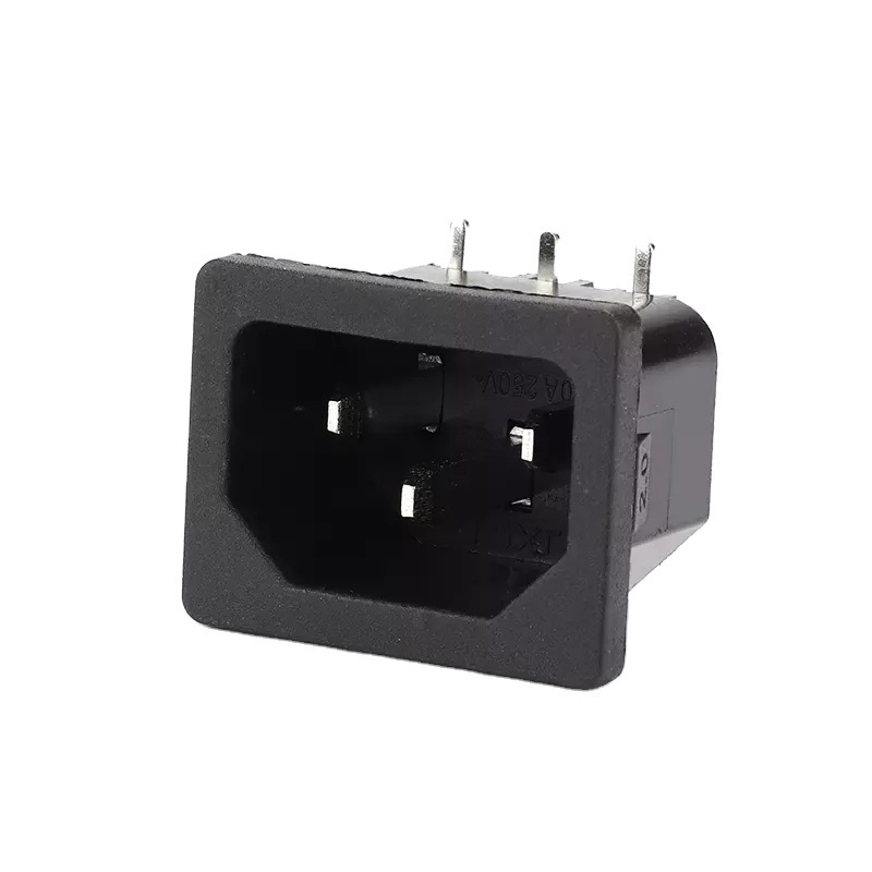 AC-05A ac power socket 15A 250V 3-core 3-pin right angle power male socket