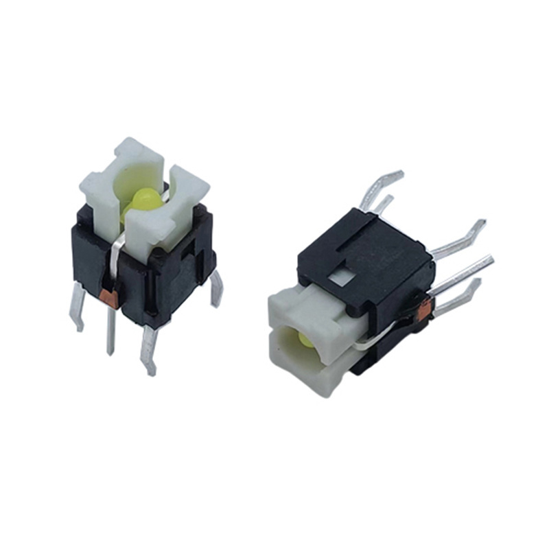 6*6*9mm Tact Switch 4-pin DIP SMT Tactile Switch with led