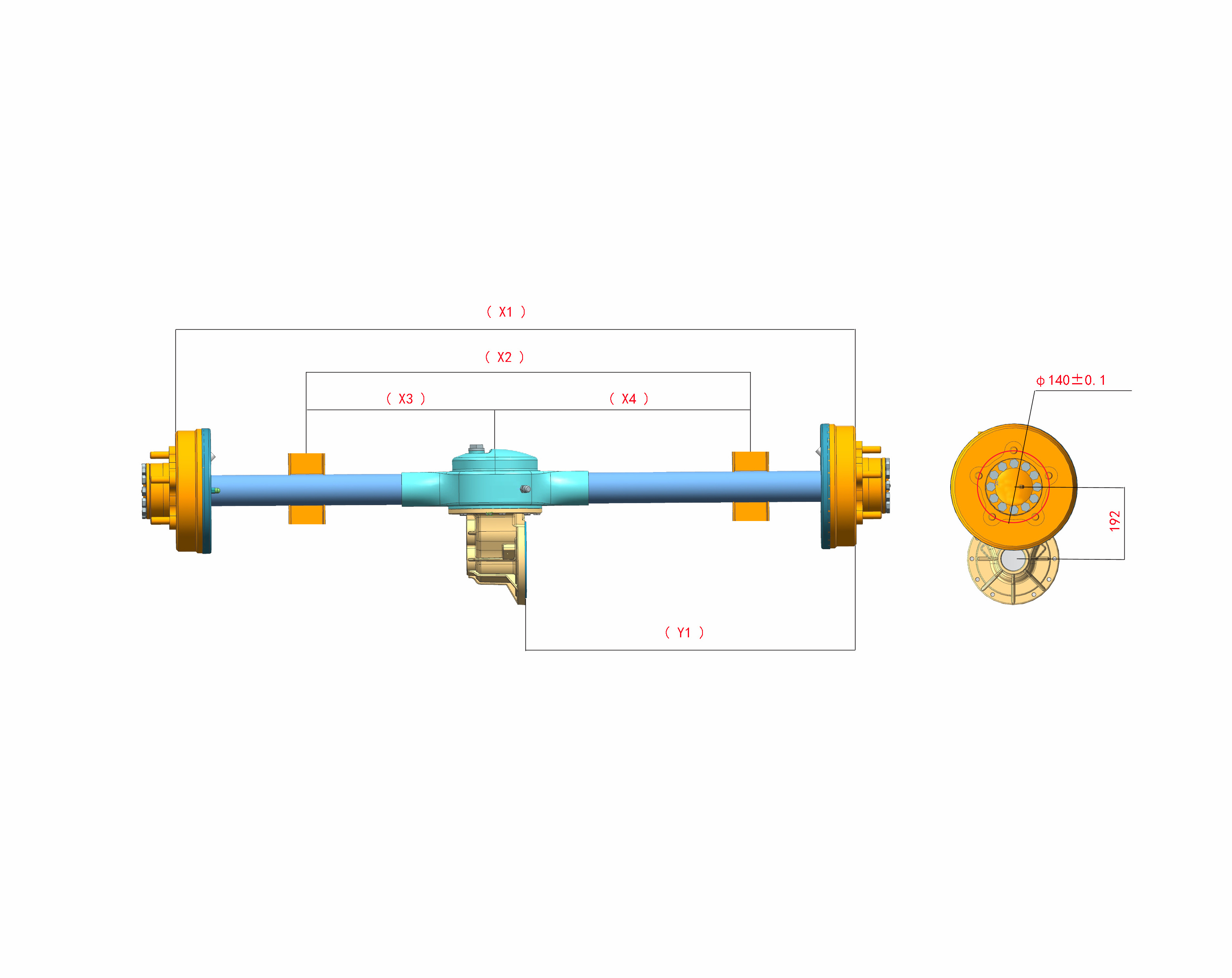 electric motor driving shift differential carrier rear front transmission shaft drive wheel axle differential