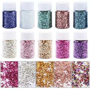 Gravel Nail Sticker Crushed Stone Crystal Designs Accessories 3d Charm Glitter Nail Stone Mix For Nail Art