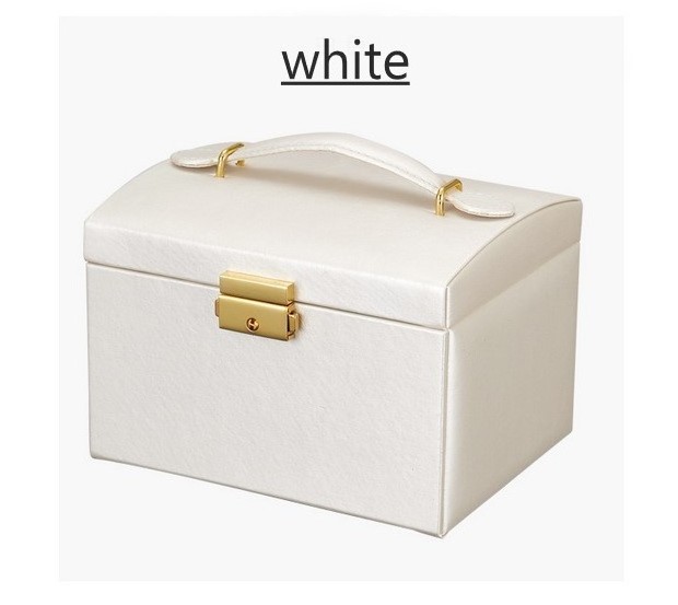 Choice fun luxury jewelry make up organizer box storage box for necklace, bracelet, ring and earring vanity box