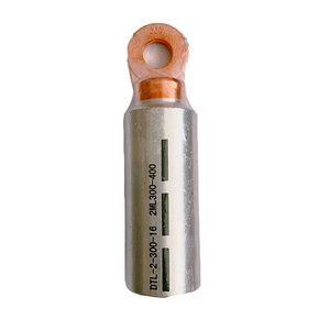 DTL-2   Copper  and  Aluminium  Cable  Lug,     High  Quality   Bimetallic Lug DTL,   Exported  Round  Cu-Al  Cabel Lug