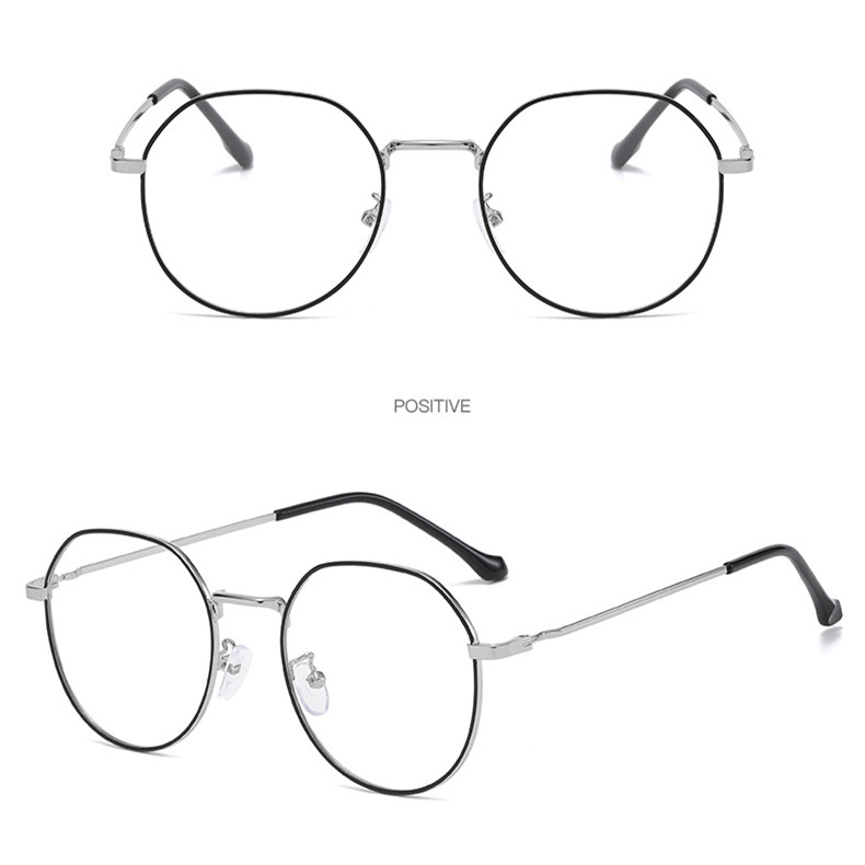 lunette photochromic anti refflet original men irregular round metallic silver black gold unisex photo grey glasses  uv glasses